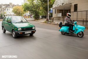 Bajaj Chetak VS Maruti 800