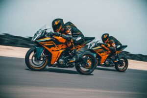 2022 KTM RC 390 launched action shot