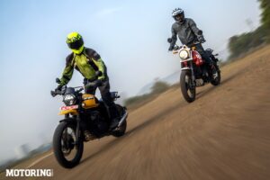 Yezdi Scarmbler Vs Royal Enfield Scram 411