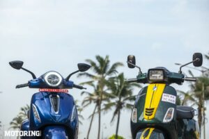 Bajaj Chetak EV VS Vespa Racing Sixties CBS (7) (Copy)