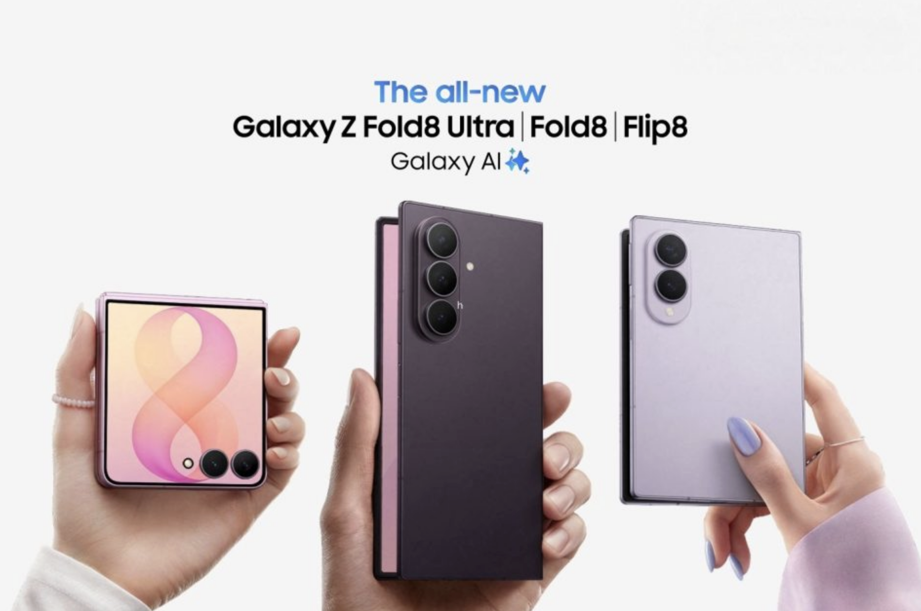 Samsung Galaxy Z Fold8, Z Fold8 Ultra & Z Flip8 Launched