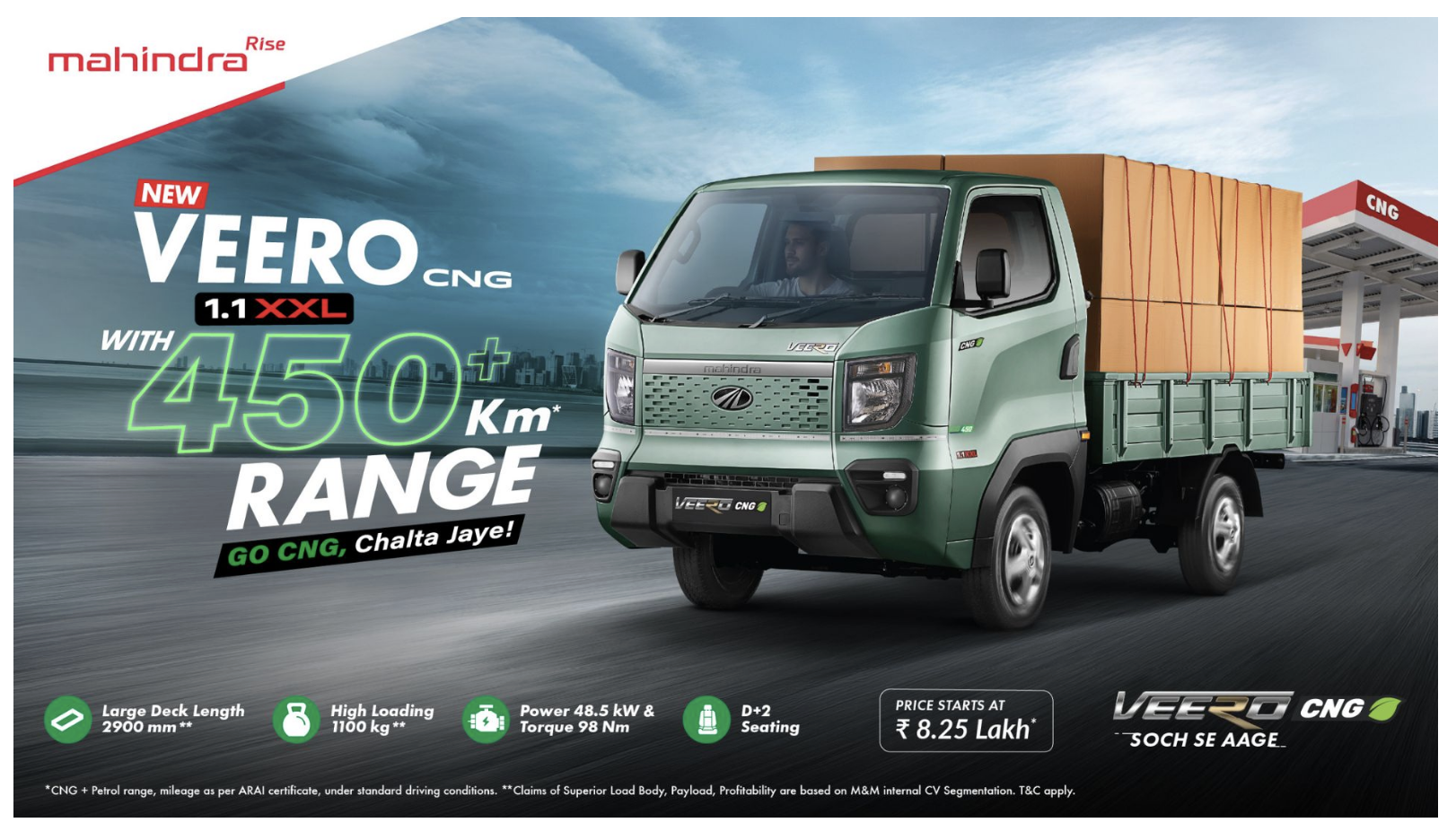 Mahindra Expands Veero Range with New Diesel and CNG
